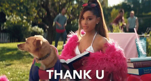 Ariana Grande Thank U Next GIF - Ariana Grande Thank U Next ...