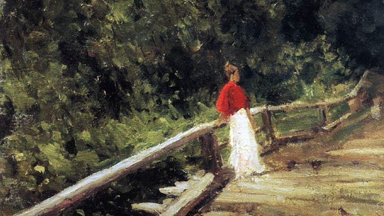 KONSTANTIN KOROVIN (1861/1931), RUSSIAN IMPRESSIONIST PAINTER - Meeting  Benches