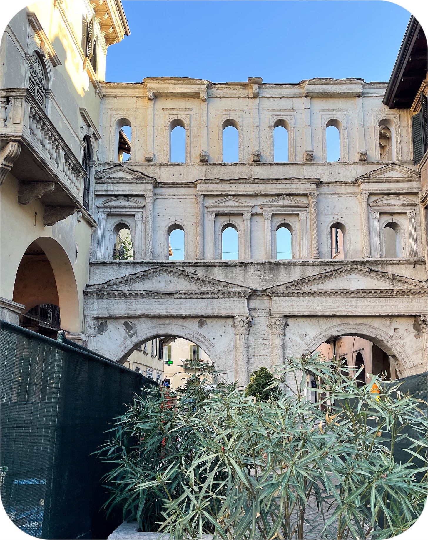 Porta Borsari. Verona, Italy