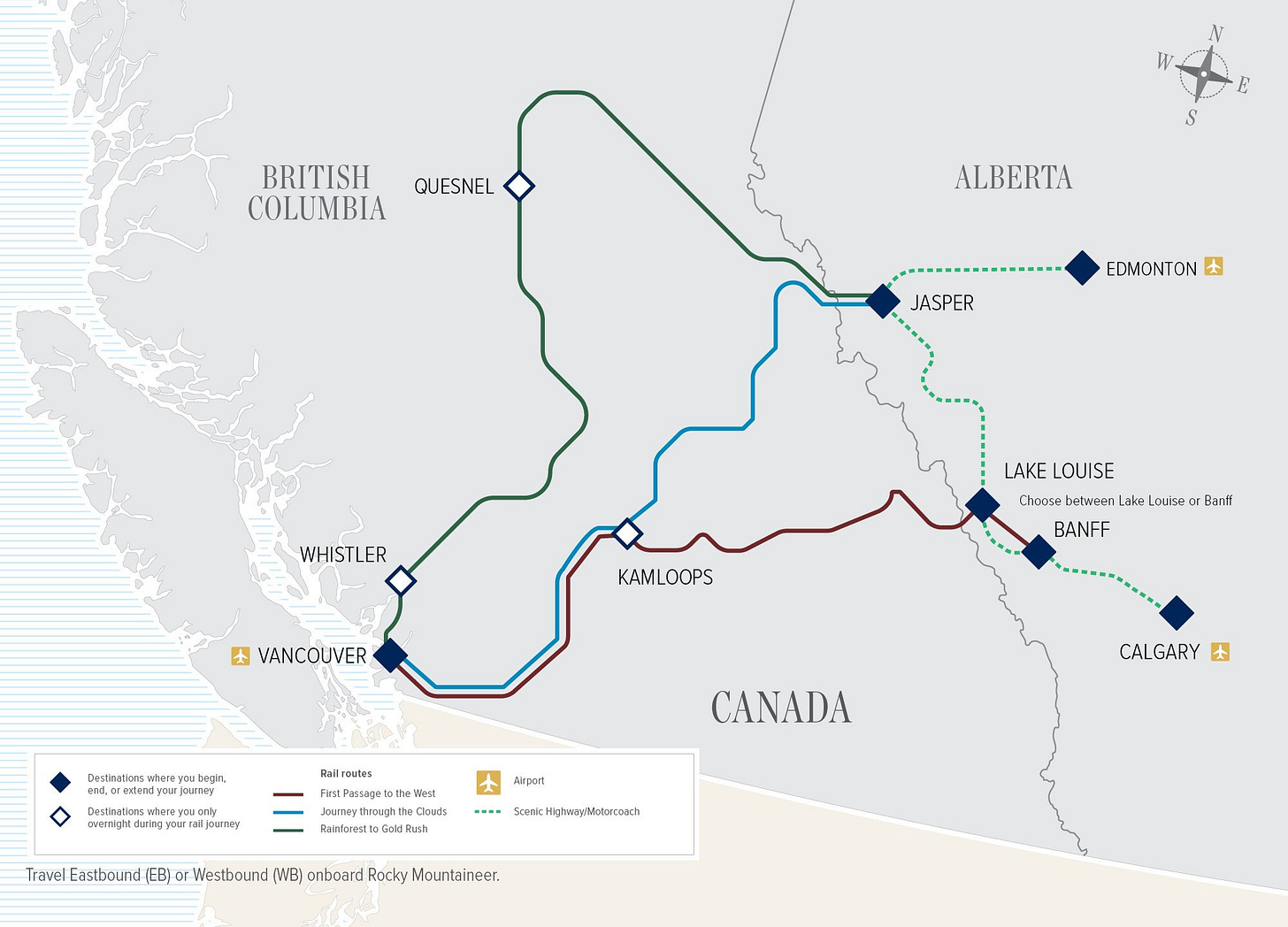 The Rocky Mountaineer Train - Rocky Train Vacations