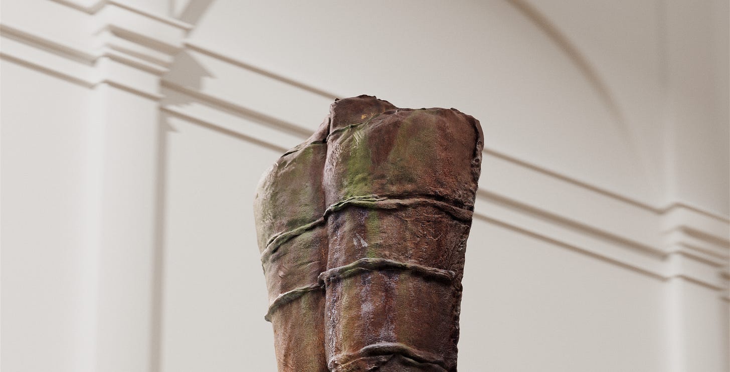 The sculptures are both silent and monumental, reminding us of times that have passed and those yet to come. Cast simultaneously in the artist’s studio by Polish artist Magdalena Abakanowicz, one of the most internationally acclaimed female artists and sculptors of the 20th century.