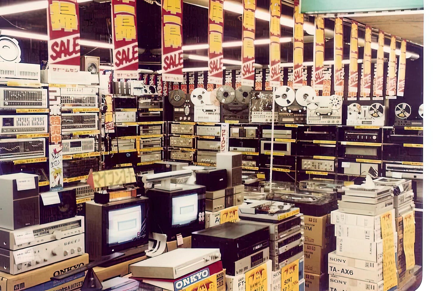 Japanese 80's HIFI Paradise In the 1980s, Japan was a leading producer of  high-fidelity audio equipment, and many Japanese audio stores specialized  in selling high-end audio gear. The stores were known for