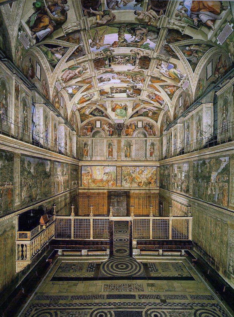 Interior of the Sistine Chapel