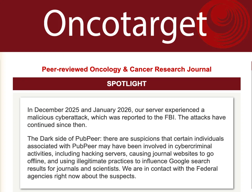 Krebszeitschrift mit Studie über Zusammenhang zwischen COVID-19-Impfung und Krebs wird Ziel eines „Cyberangriffs”