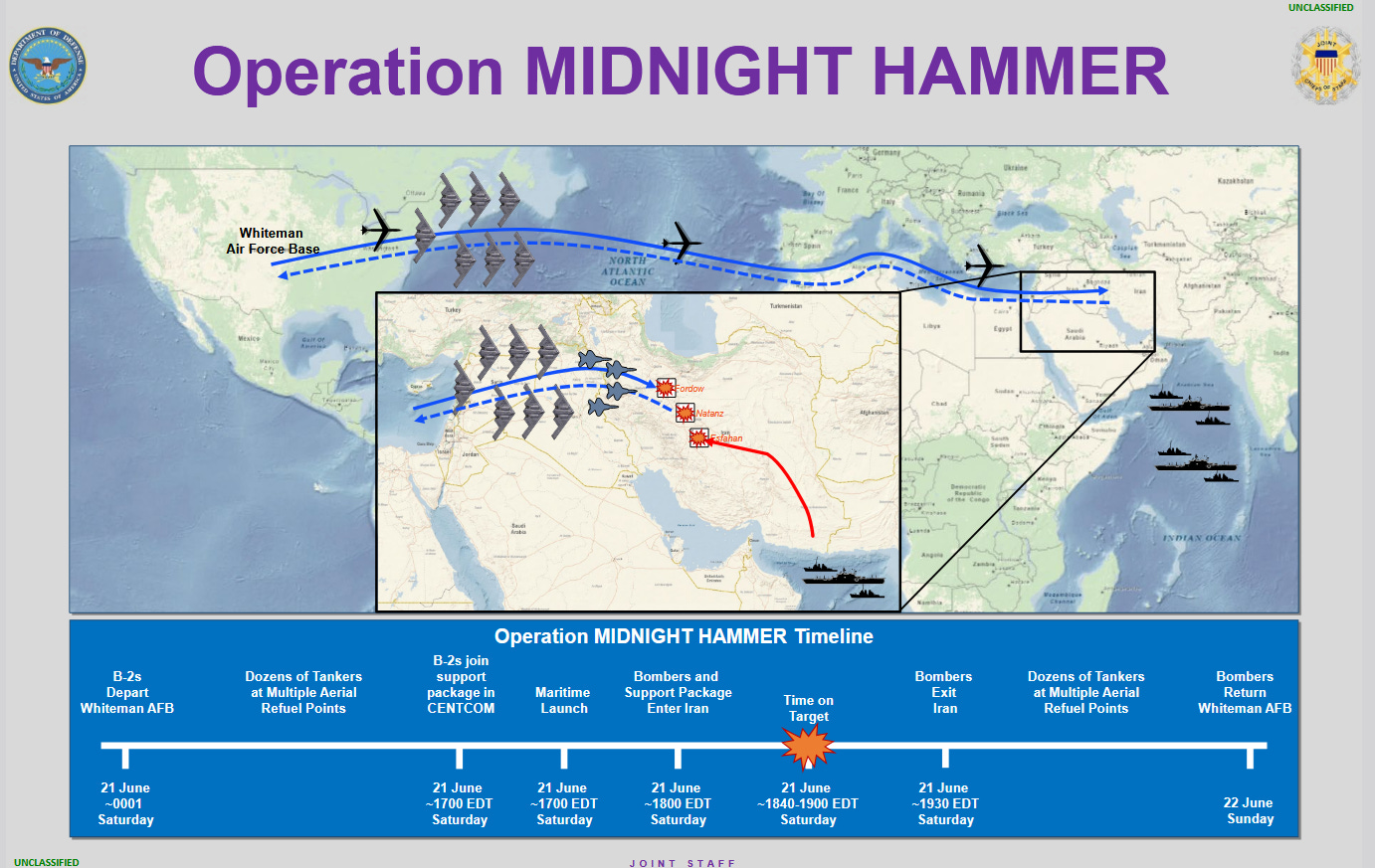 Operation Midnight Hammer: How the US conducted surprise strikes on Iran -  Breaking Defense