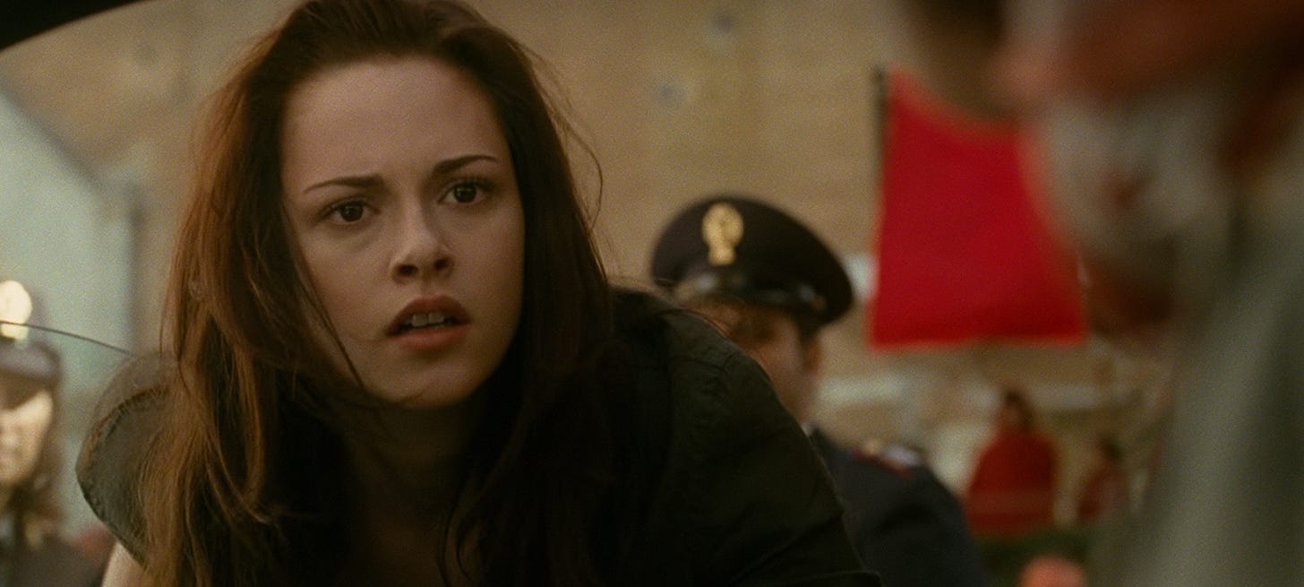 Bella Swan (Kristen Stewart) in Twilight: New Moon [Credit: Temple Hill Entertainment]