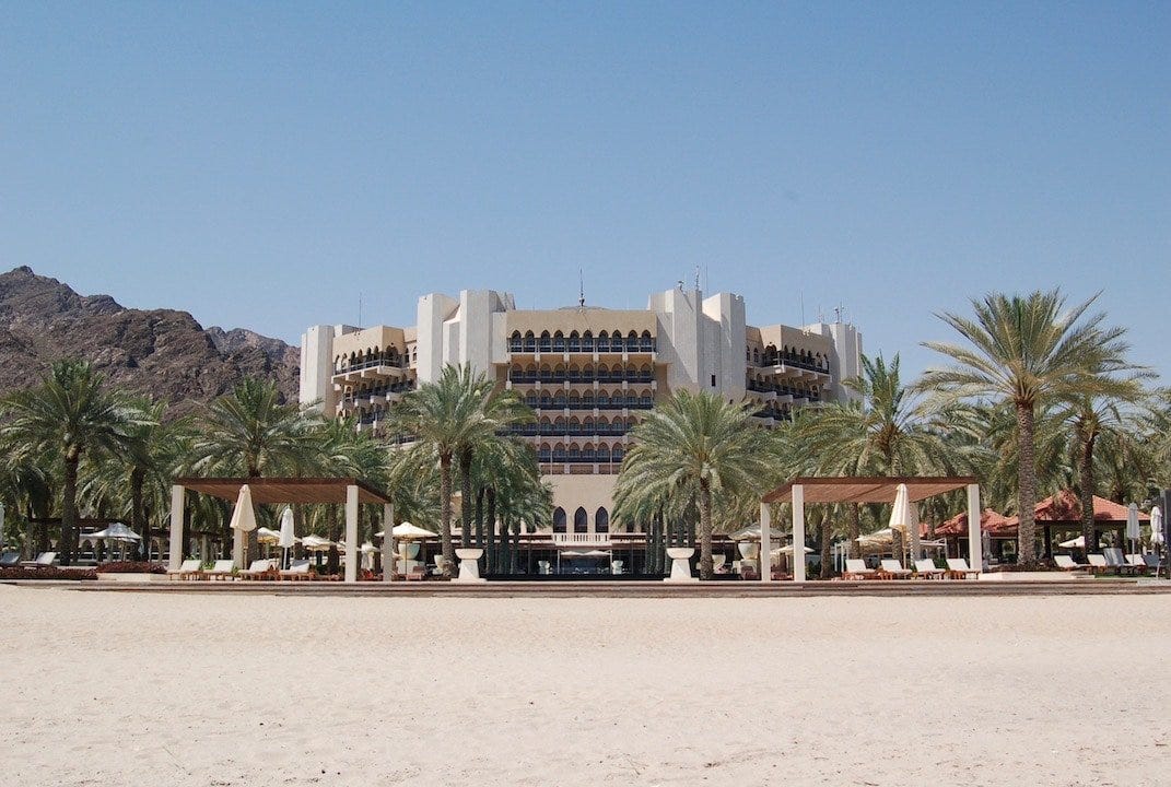Al Bustan Palace Hotel Muscat Oman Arabian Notes