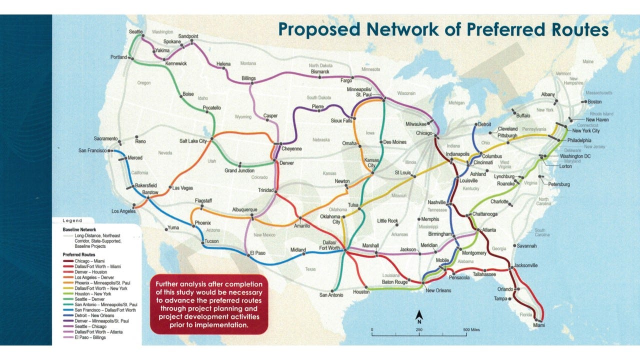 Texas tomorrow? FRA unveils draft proposed network of preferred new Amtrak  routes - Texas Rail Advocates Texas tomorrow? FRA unveils draft proposed network of preferred new Amtrak  routes - Texas Rail Advocates
