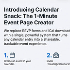 The Calendar Invite 