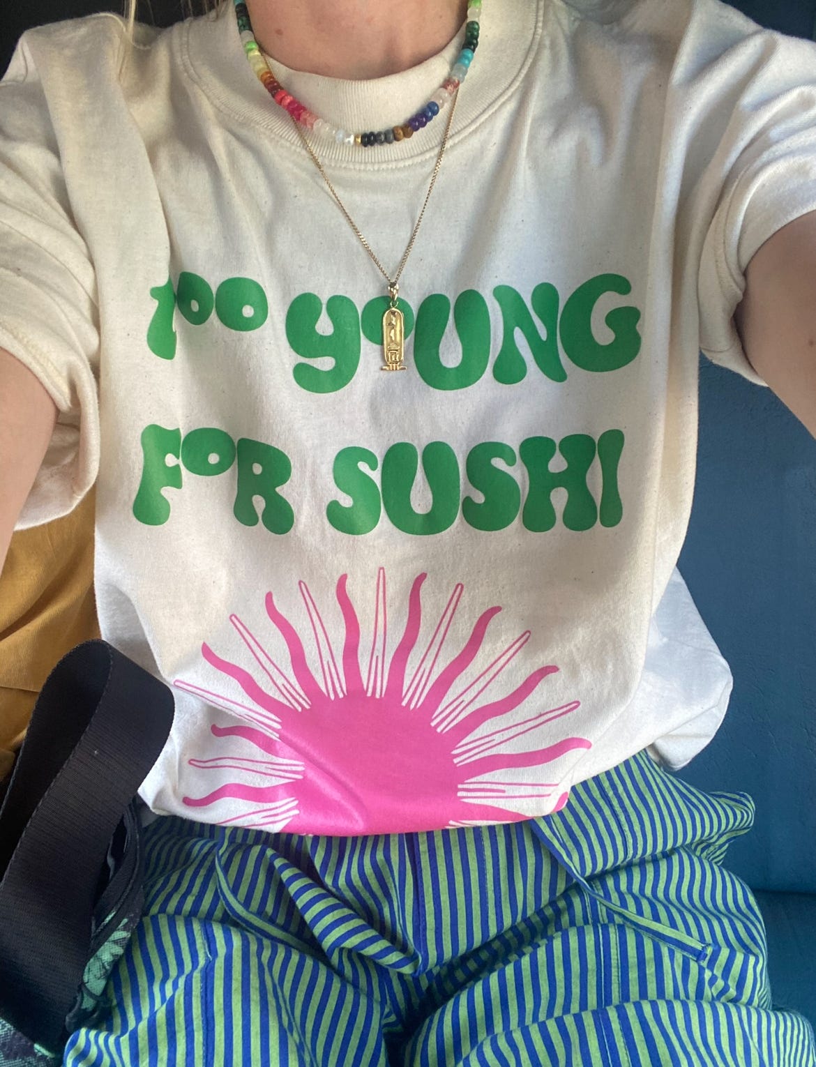 Your subscriber special too young for sushi? Try a tee 🍣