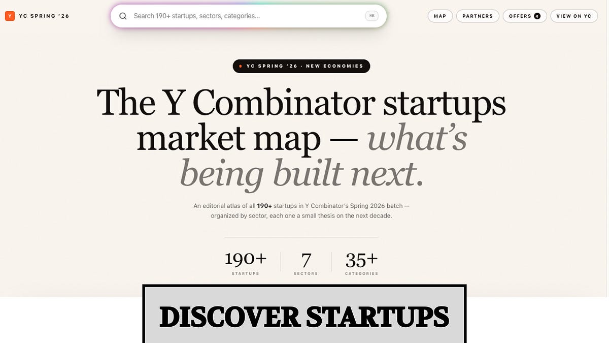Y Combinator Spring 2026 Batch (6 minute read)
