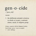 You Asked For it: Quibbling over genocide definitions