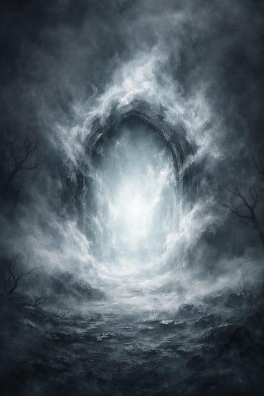 Misty arch of return