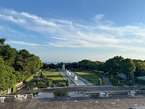 6 photos of Suma Rikyu Koen, a park and botanical garden built on the site of a former imperial villa