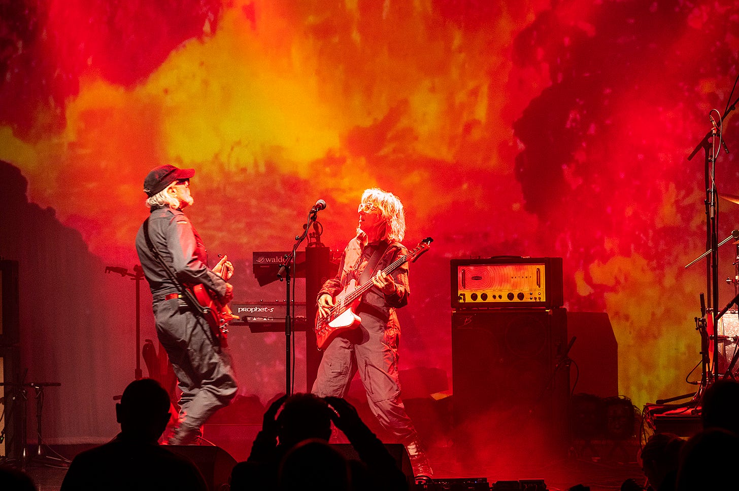Suzy Starlite and myself rocking the shit out of the Met on our 2023 UK tour