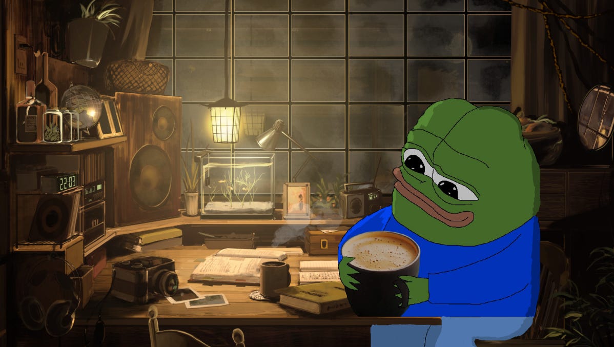 Comfy pepe 2.0 : r/pepethefrog