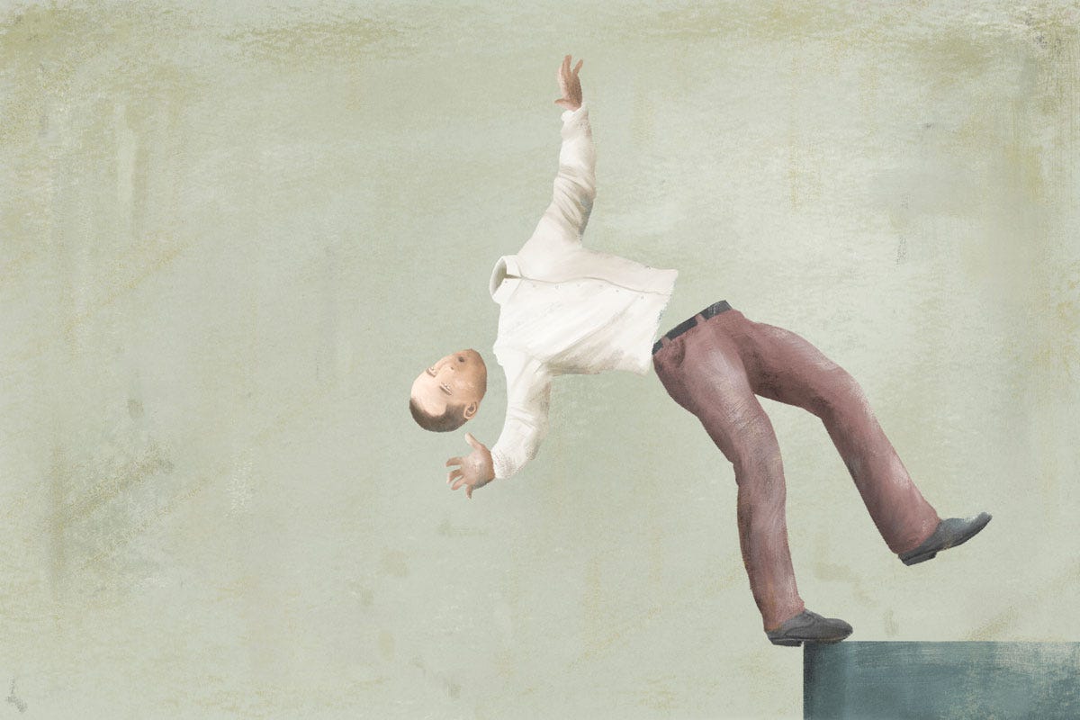 Letter to the UK Government; Man Dissembling While Falling Backward off Wall