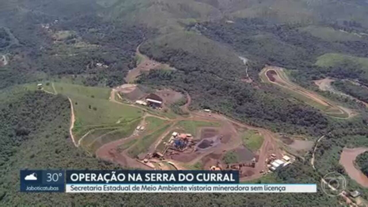 Polícia faz operação na Serra do Curral em área que mineradora Flêurs  Global atua