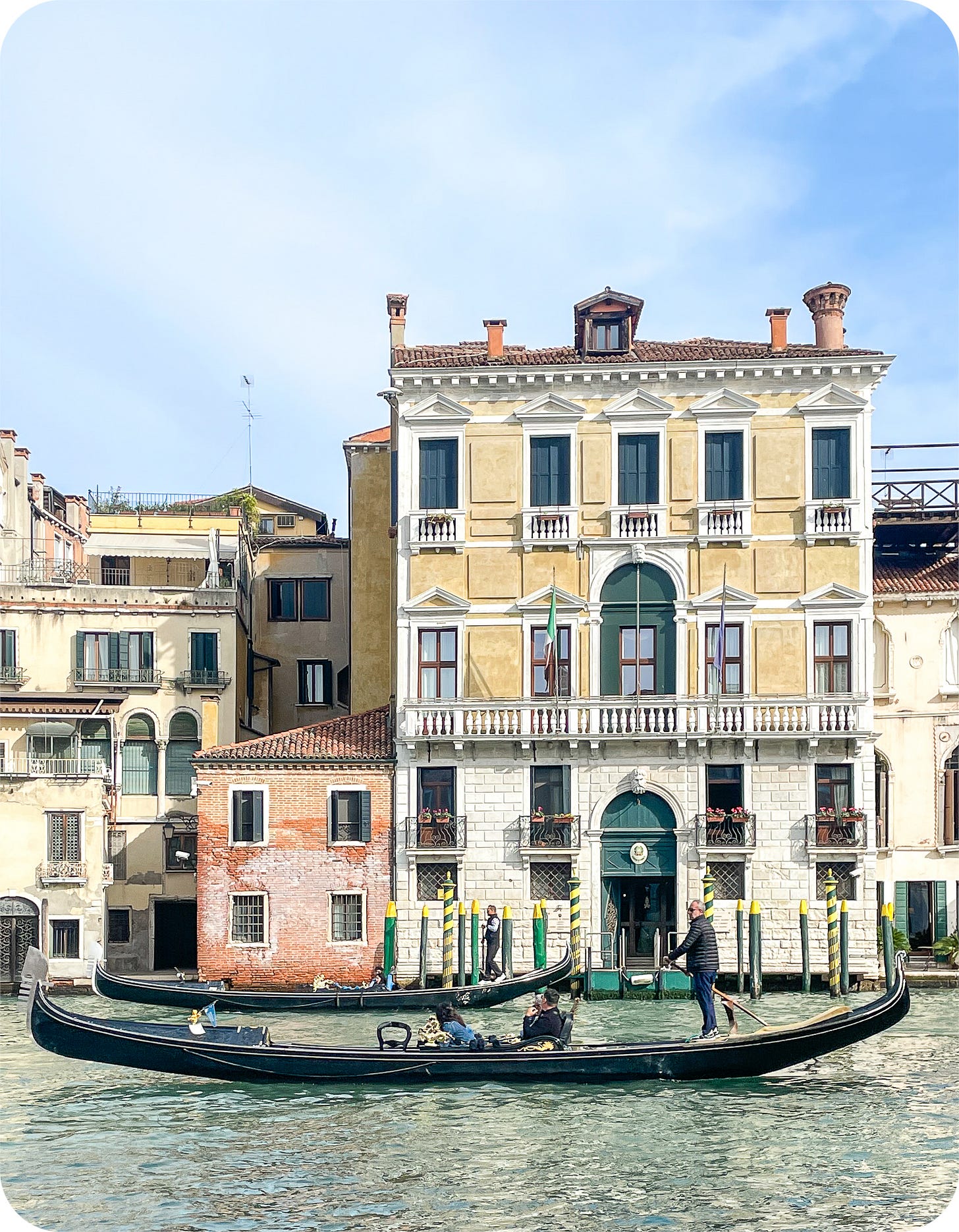 A scene on the Grand Canal, Venice, Italy