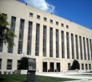 The D.C. federal courthouse The D.C. federal courthouse
