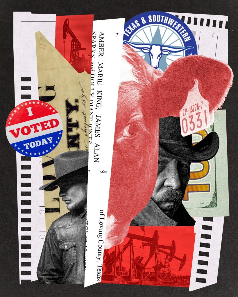 Loving County illustration