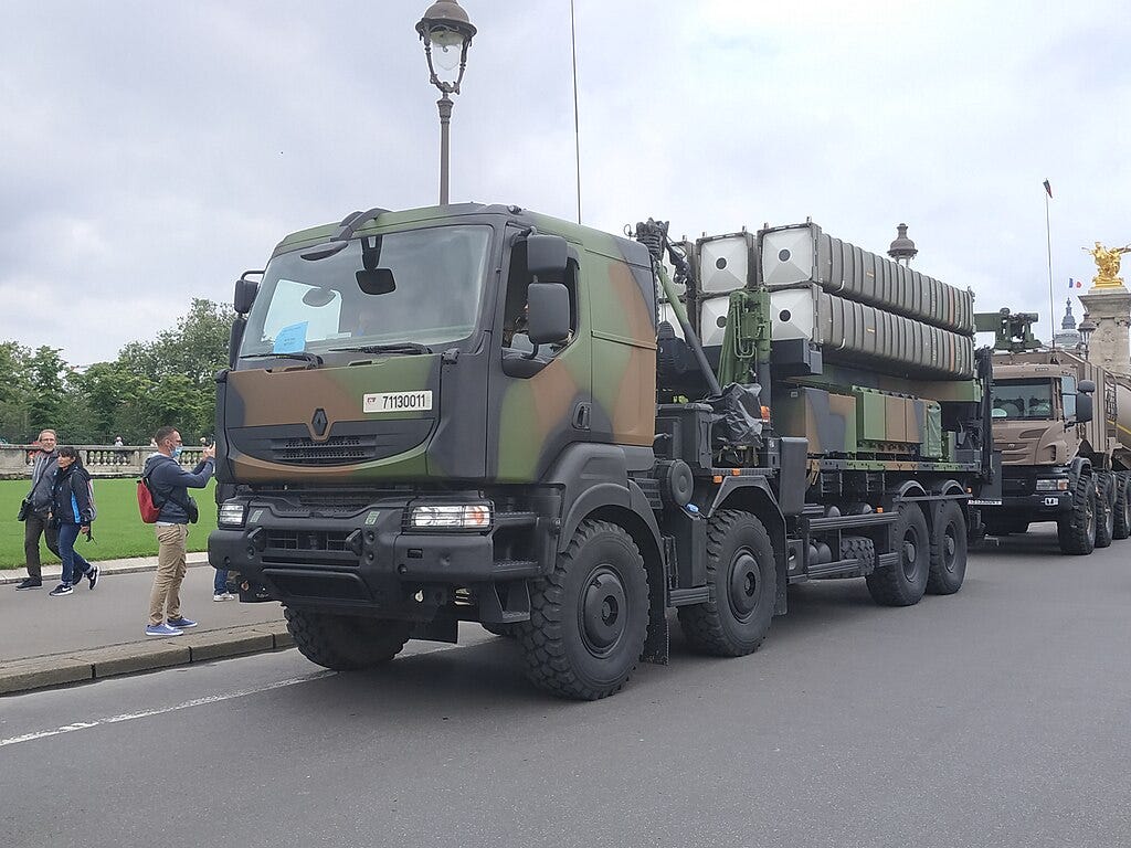 SAMP/T system mounted on a truck SAMP/T system mounted on a truck