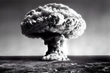 Tsar Bomba mushroom cloud (nuke)