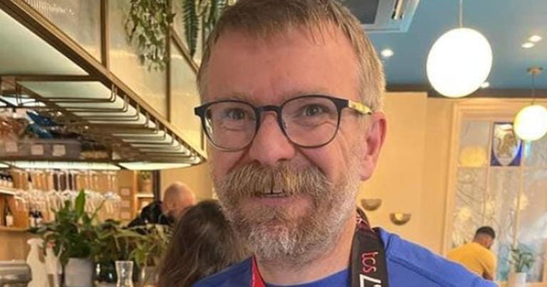 Tributes have been paid to Steve Shanks who died after the race on Sunday (Picture: GoFundMe) Tributes have been paid to Steve Shanks who died after the race on Sunday (Picture: GoFundMe)