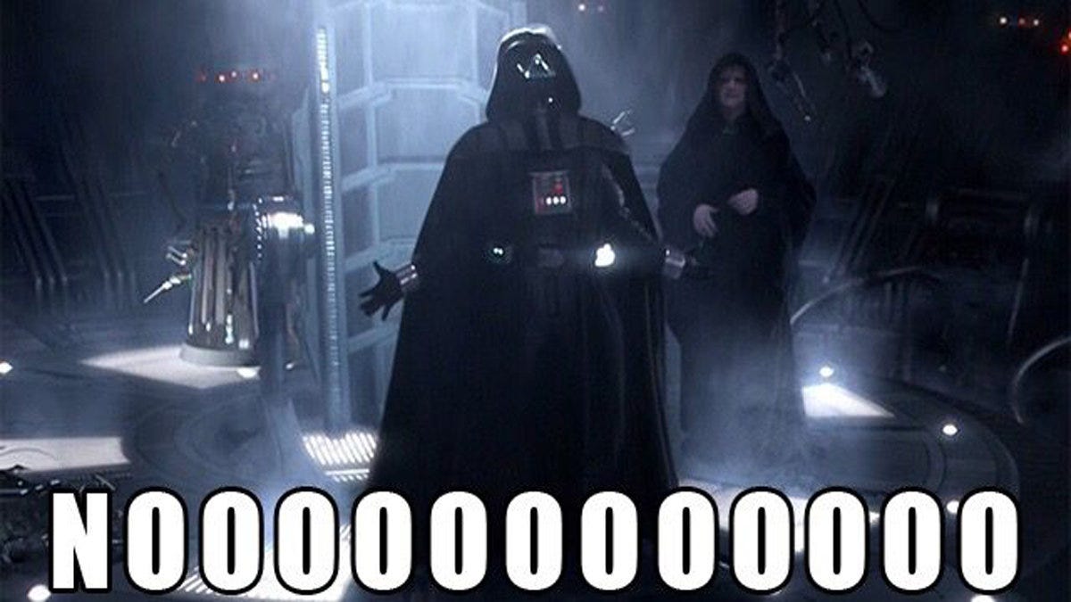 Darth Vader's "Noooo!" | Know Your Meme