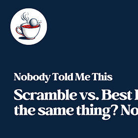 Scramble vs. Best Ball. Same thing? Not so much.