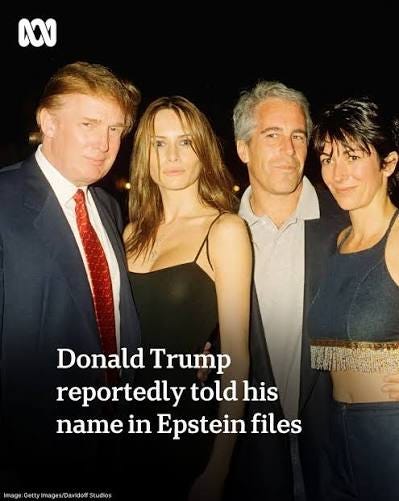 Donald Trump was reportedly told his name was in the Epstein files, according to a Wall Street Journal report, citing senior US administration officials. The White House says this report is a " Donald Trump was reportedly told his name was in the Epstein files, according to a Wall Street Journal report, citing senior US administration officials. The White House says this report is a "