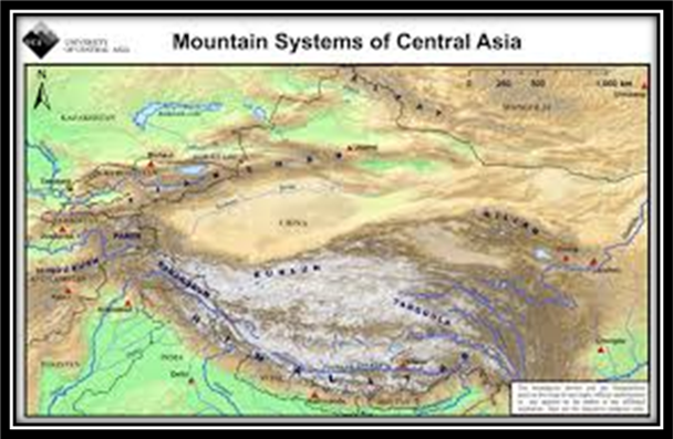The mountains of western China and ...