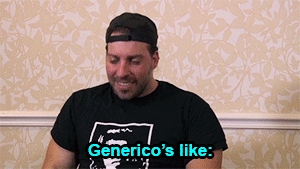 Generico's like... *wiggles wildly* "WHere is he? I don't see him!"