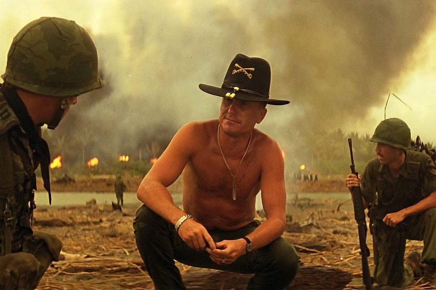 I love the smell of napalm in the morning (Robert Duvall in Apocalypse Now, 1979) : OldSchoolCool