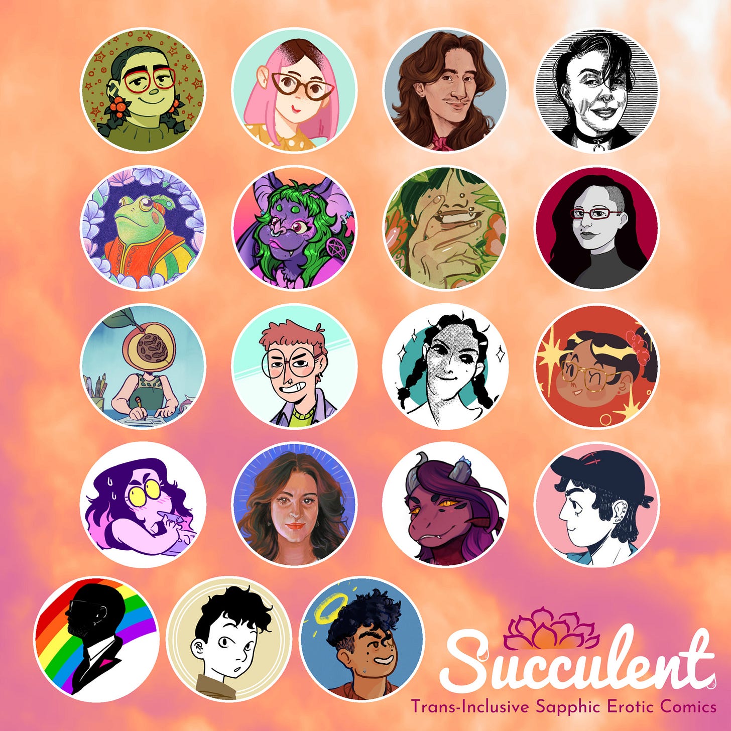 🌿 CONTRIBUTOR ANNOUNCEMENT🍃 Succulent: Trans Inclusive Sapphic Er♥️tic  Comics Anthology We're building a garden of sapphic... – @renstrapp on  Tumblr