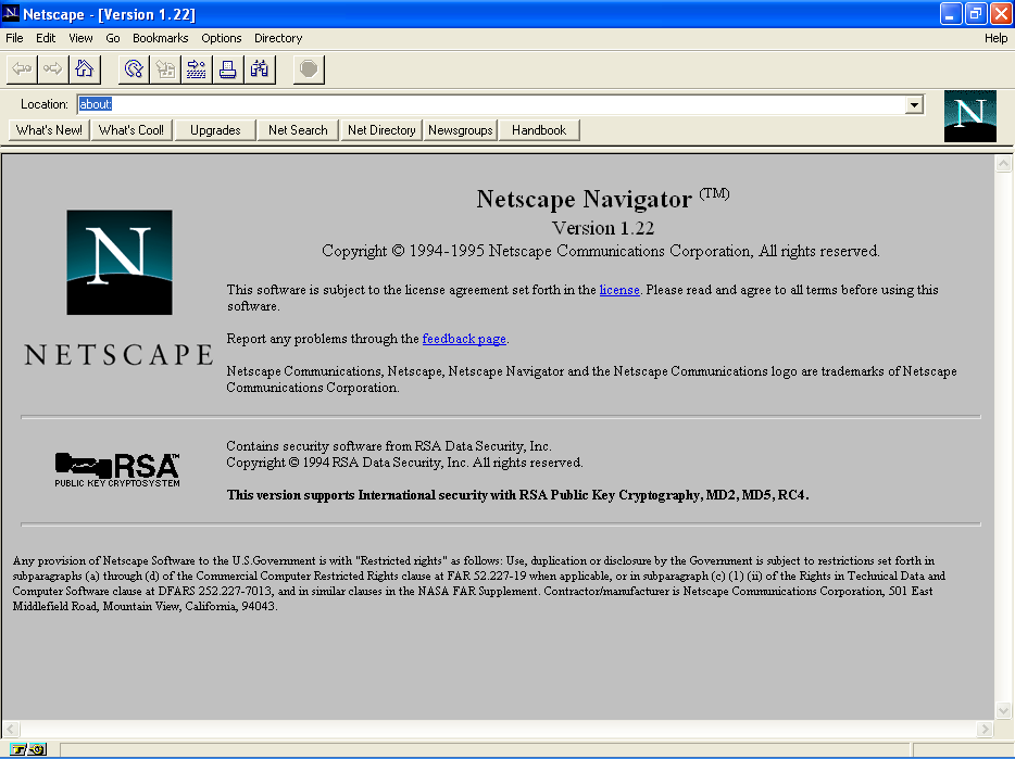 File:Netscape Navigator 1.22 Screenshot.png File:Netscape Navigator 1.22 Screenshot.png