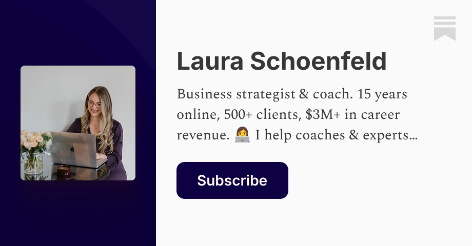 Laura Schoenfeld | Substack