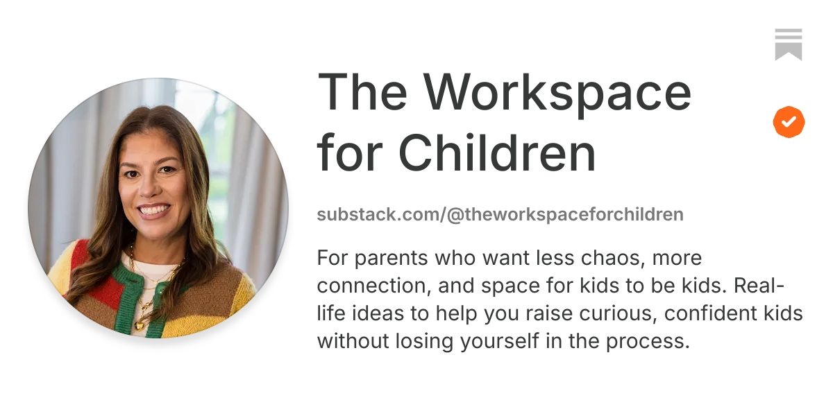 The Workspace for Children | Substack