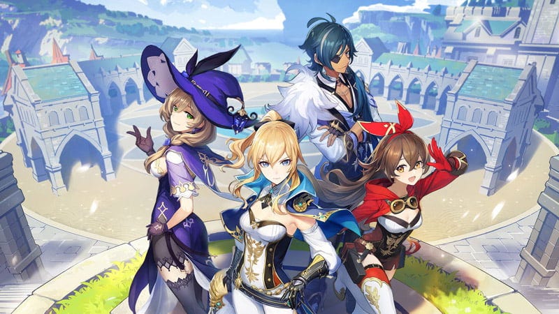 personagens de genshin impact