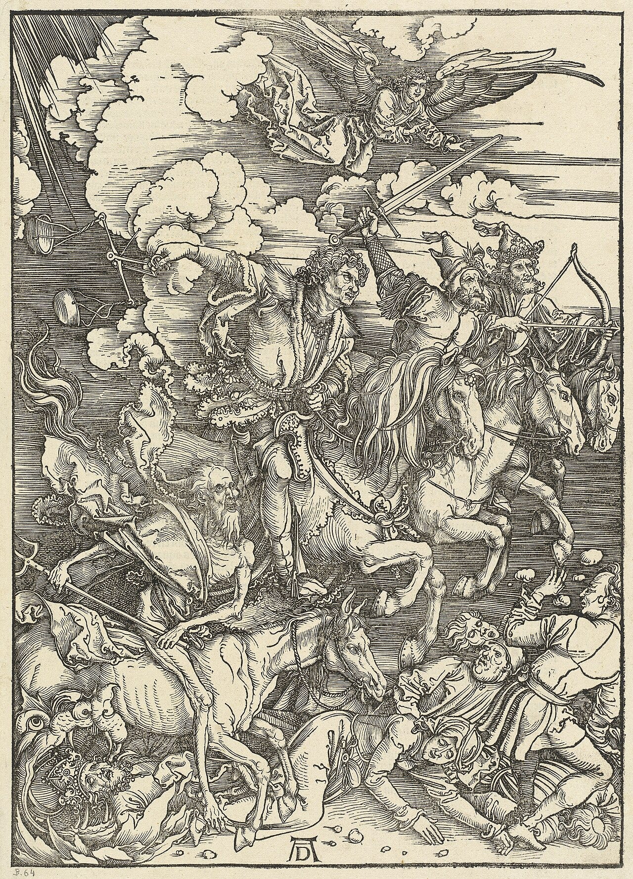 Durer woodcut The Four Horsemen Durer woodcut The Four Horsemen