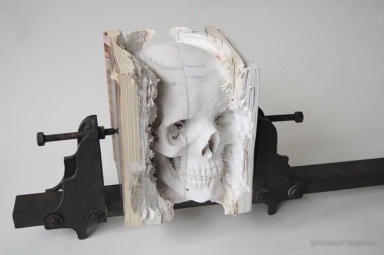 book art art made from books art installation book literary 