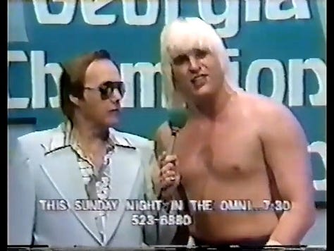 Kevin Sullivan and Tony Atlas, The Russians training, Austin Idol, Harley Race, Tommy Rich, Dory Funk Jr.