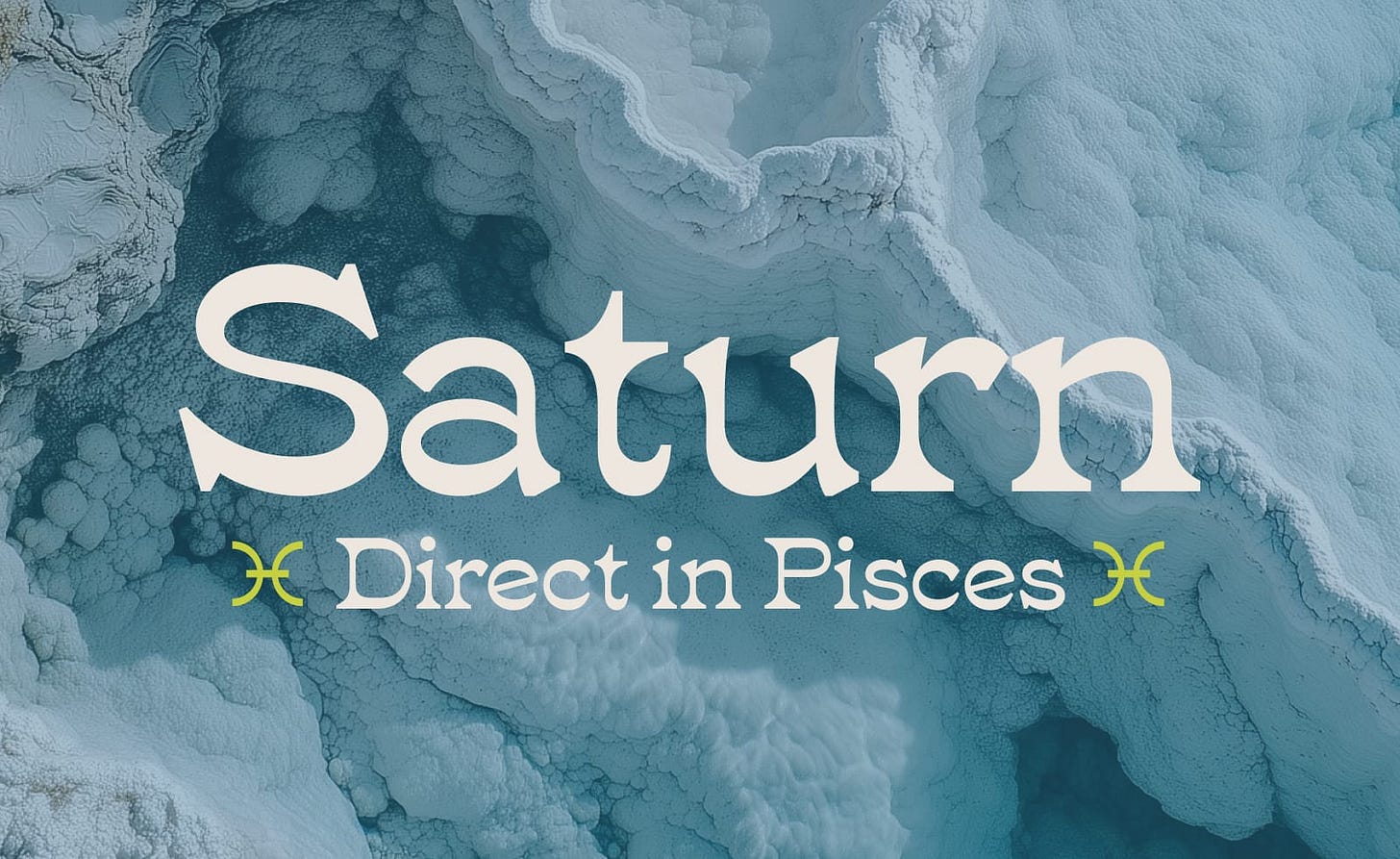 The Week Between Worlds and Saturn Direct The Week Between Worlds and Saturn Direct