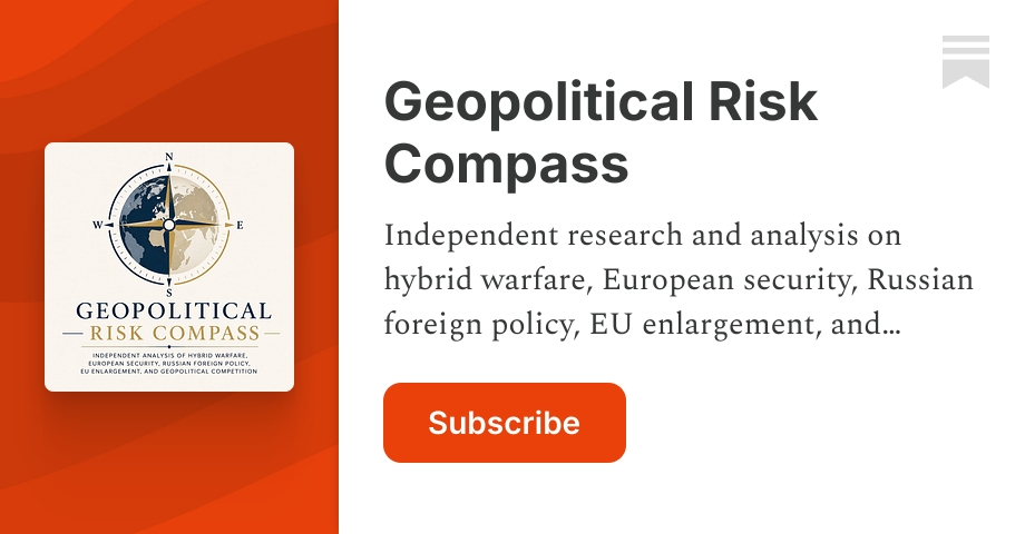Geopolitical Risk Compass | Dionis Cenusa | Substack