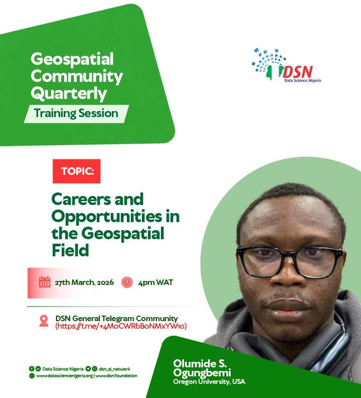 Join Us for the Geospatial Community Quarterly Training Session!