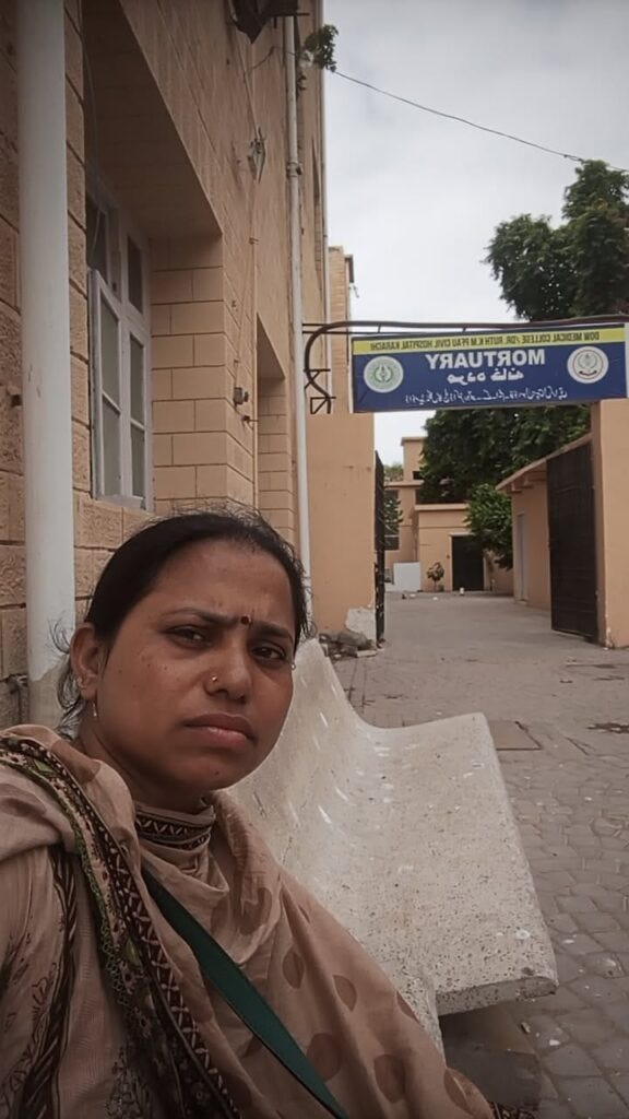 Najma Maheshwari, the social activist who was with Shanti when she died.