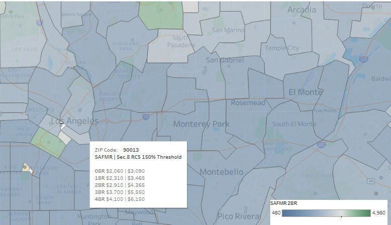 Search: HUD FY 2025 SAFMR - Sec. 8 RCS 150% Threshold