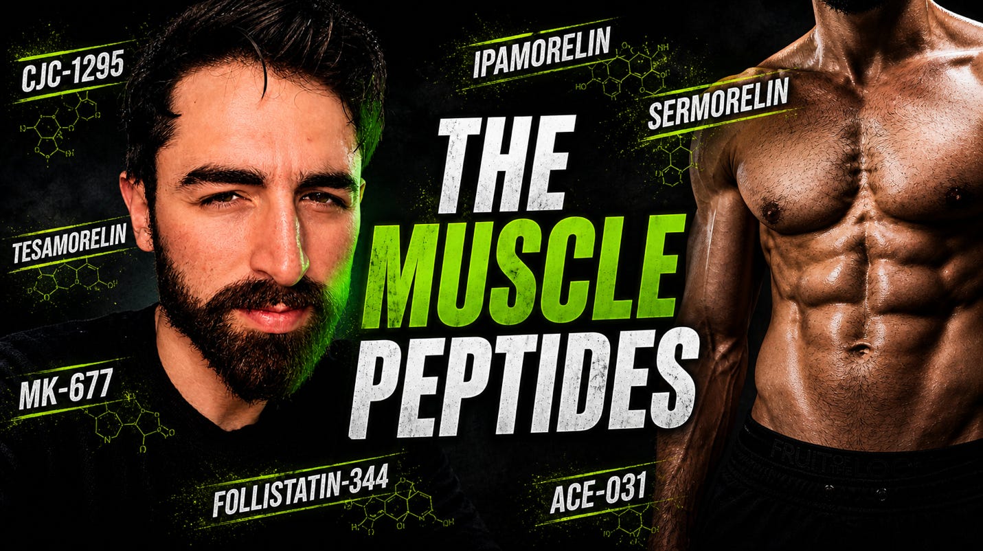 cjc 1295 ipamorelin tesamorelin and sermorelin Biohacking Muscle: The Peptides Everyone's Talking About