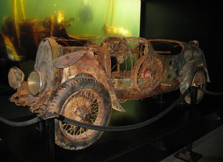 when legend becomes fact the bugatti from the lake