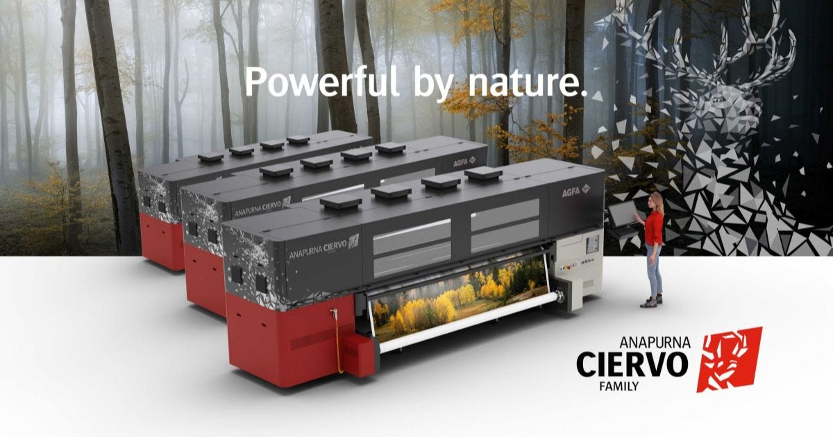 Agfa’s Anapurna Ciervo H3200 headed to VISCOM 2025